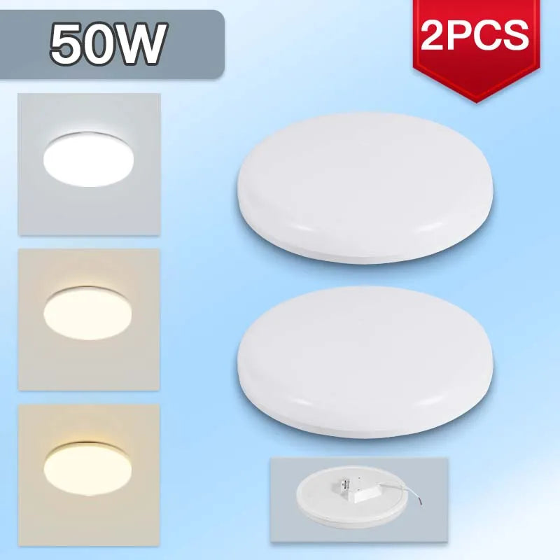 Modern LED Ceiling Lights Ultra Thin Panel Lighting Energy Saving Ceiling Lamp for Living Room Bedroom Kitchen Indoor Lighting