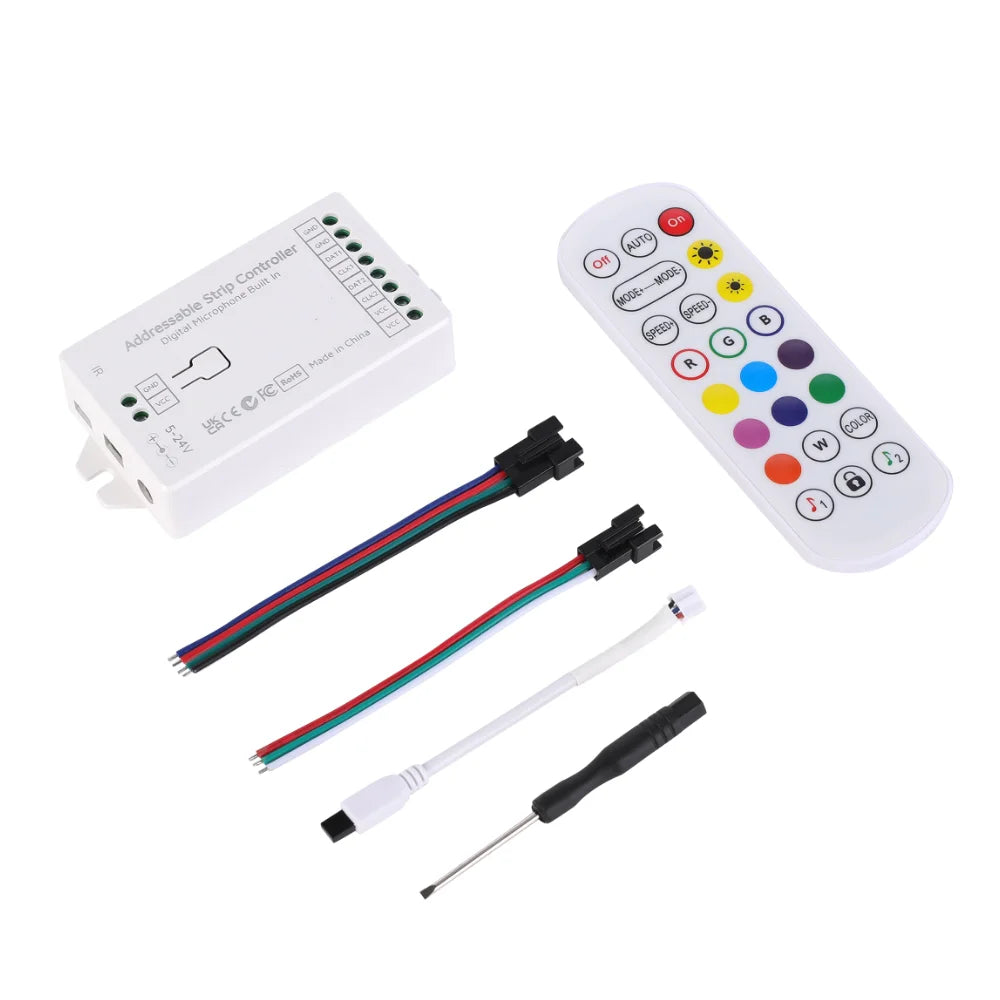 IoTorero WLED ESP32 Addressable Strip Controller 4CH 16A Relay Built In WS2811 WS2812B WS2814 WS2815 Works With Home Assistant