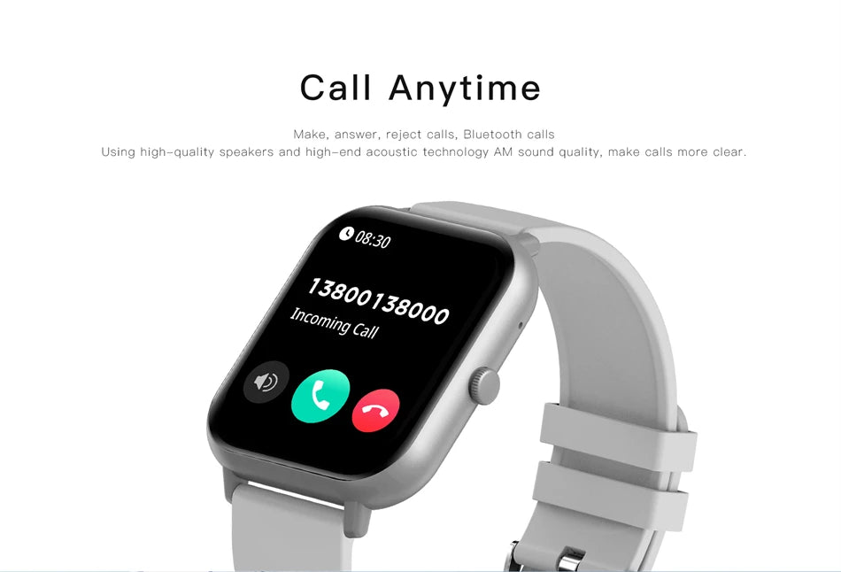 2025 New Smart Watch Women HD Bluetooth Call Sport Fitness Tracker Watch GPS Track Health Monitor Fashion Ladies Men Smart Watch