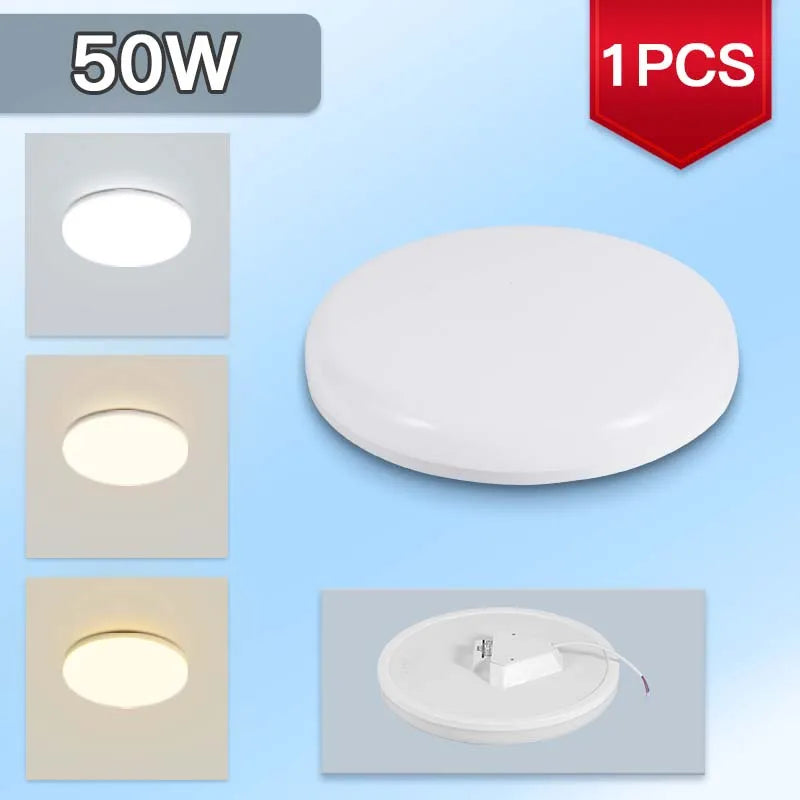 Modern LED Ceiling Lights Ultra Thin Panel Lighting Energy Saving Ceiling Lamp for Living Room Bedroom Kitchen Indoor Lighting