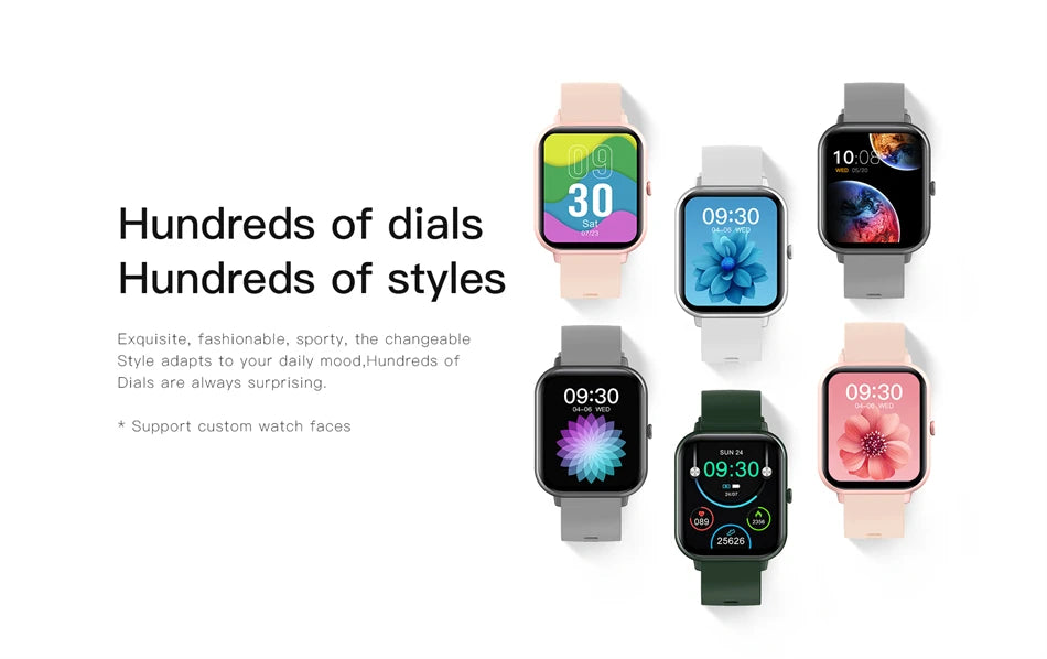 2025 New Smart Watch Women HD Bluetooth Call Sport Fitness Tracker Watch GPS Track Health Monitor Fashion Ladies Men Smart Watch