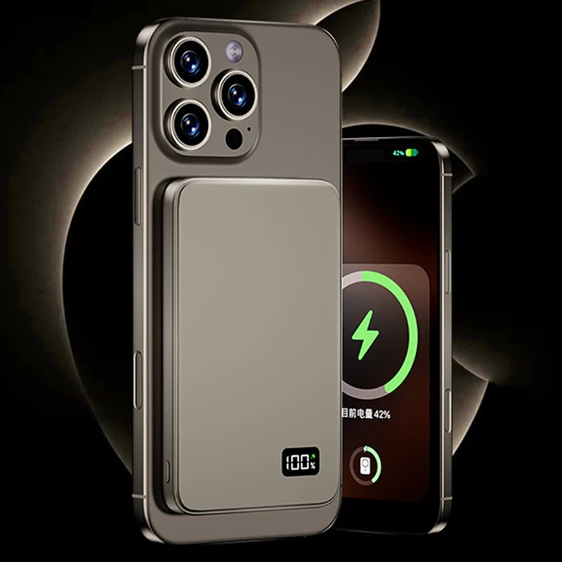 For Apple Magsafes Powerbank Magnetic Wireless Portable Charger External Battery Fast Charging For iPhone 16 15 14 13 12 Pro Max