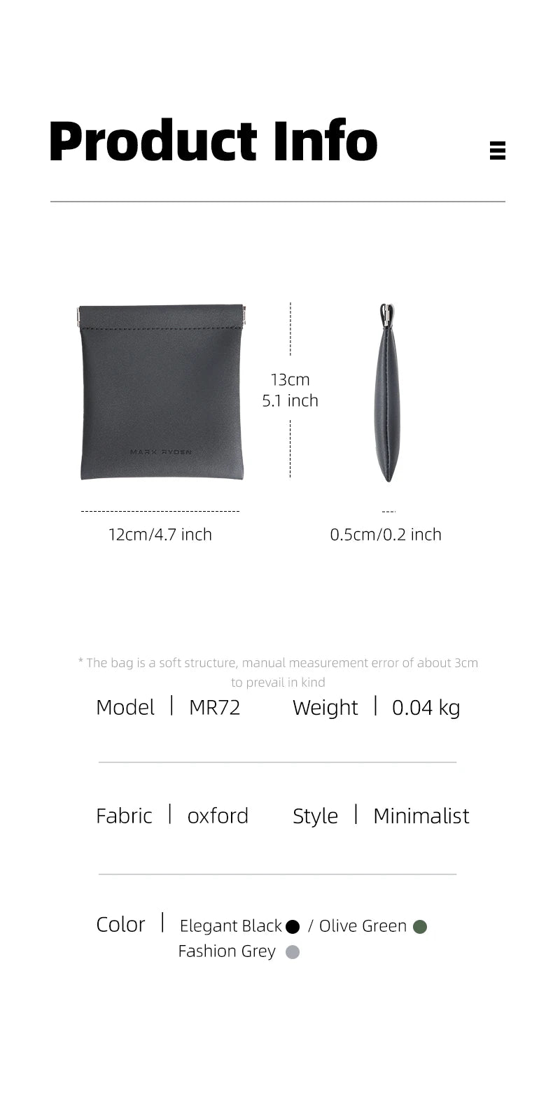 Mark Ryden Sundries Travel Storage Bag Charging Case for Earphone Package Portable Travel Cable Organizer Electronics Storage
