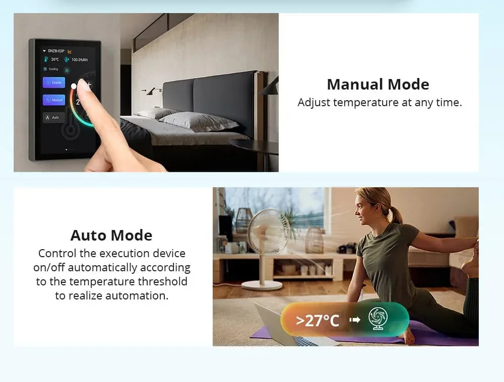Sonoff Nspanel Pro 120 Smart Home Control Panel Ns Panel Sonoff Pro Thermostst Power Consumption Scene Support Sonoff Devices