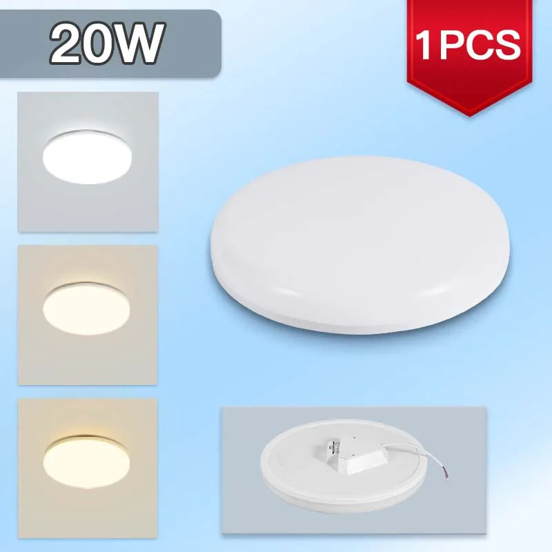 Modern LED Ceiling Lights Ultra Thin Panel Lighting Energy Saving Ceiling Lamp for Living Room Bedroom Kitchen Indoor Lighting