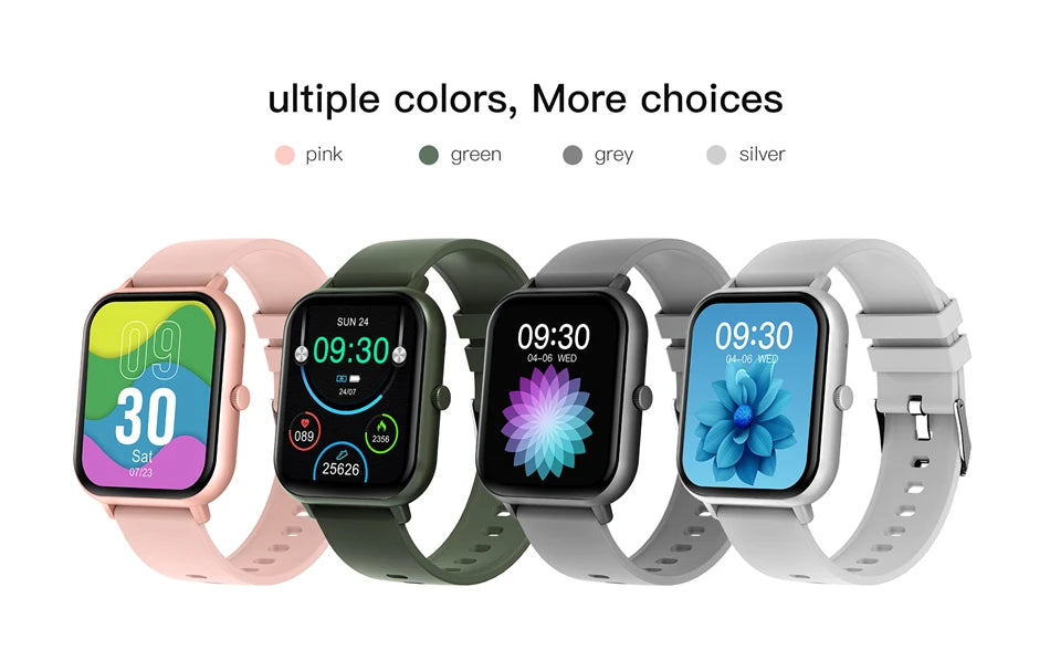 2025 New Smart Watch Women HD Bluetooth Call Sport Fitness Tracker Watch GPS Track Health Monitor Fashion Ladies Men Smart Watch