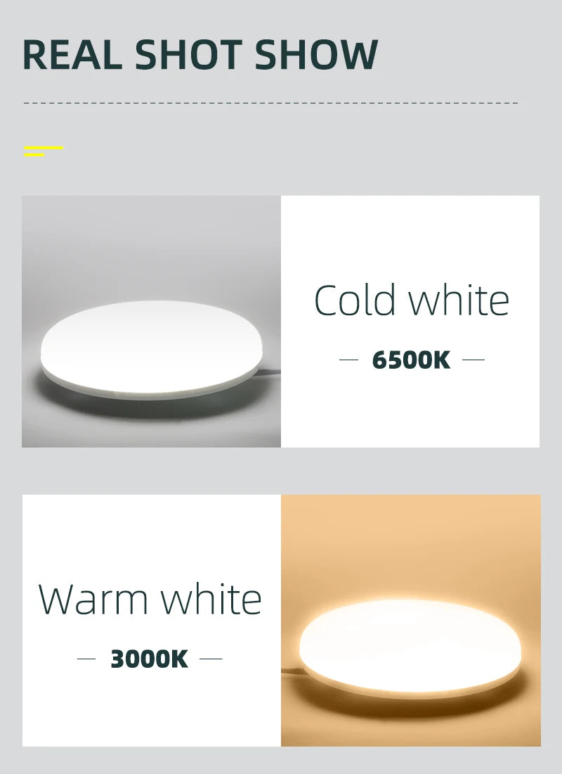 Modern LED Ceiling Lights Ultra Thin Panel Lighting Energy Saving Ceiling Lamp for Living Room Bedroom Kitchen Indoor Lighting