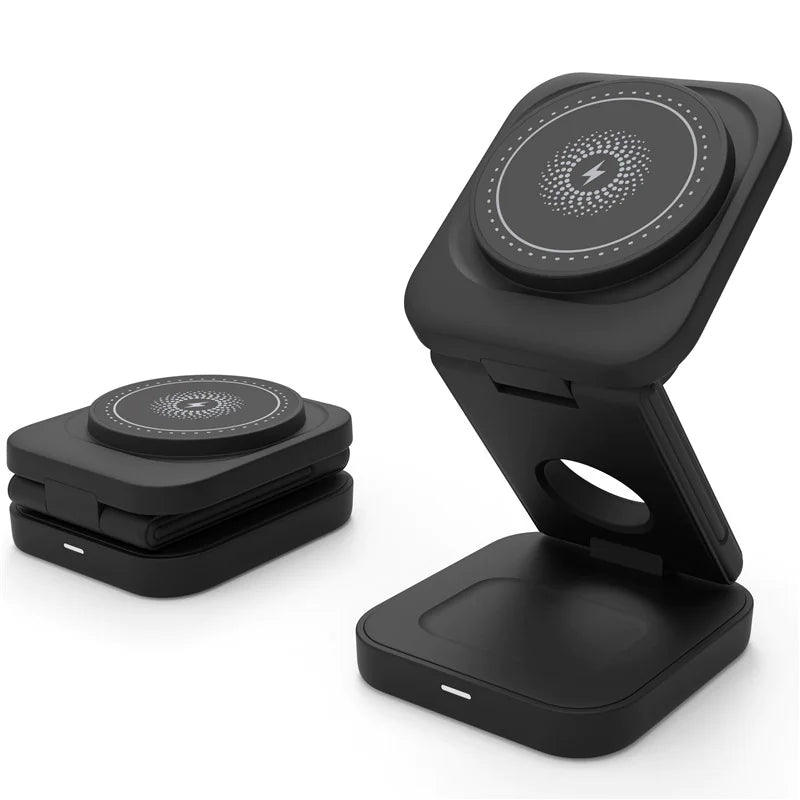 3-in-1 Foldable Wireless Charging Hub