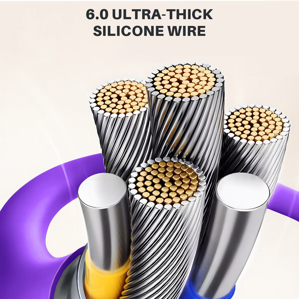 Revolutionary 4 in 1 USB C Cable: 240W Fast Charging & Data Sync with Multi-Silicone RGB Design