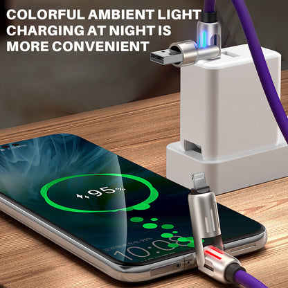 Revolutionary 4 in 1 USB C Cable: 240W Fast Charging & Data Sync with Multi-Silicone RGB Design