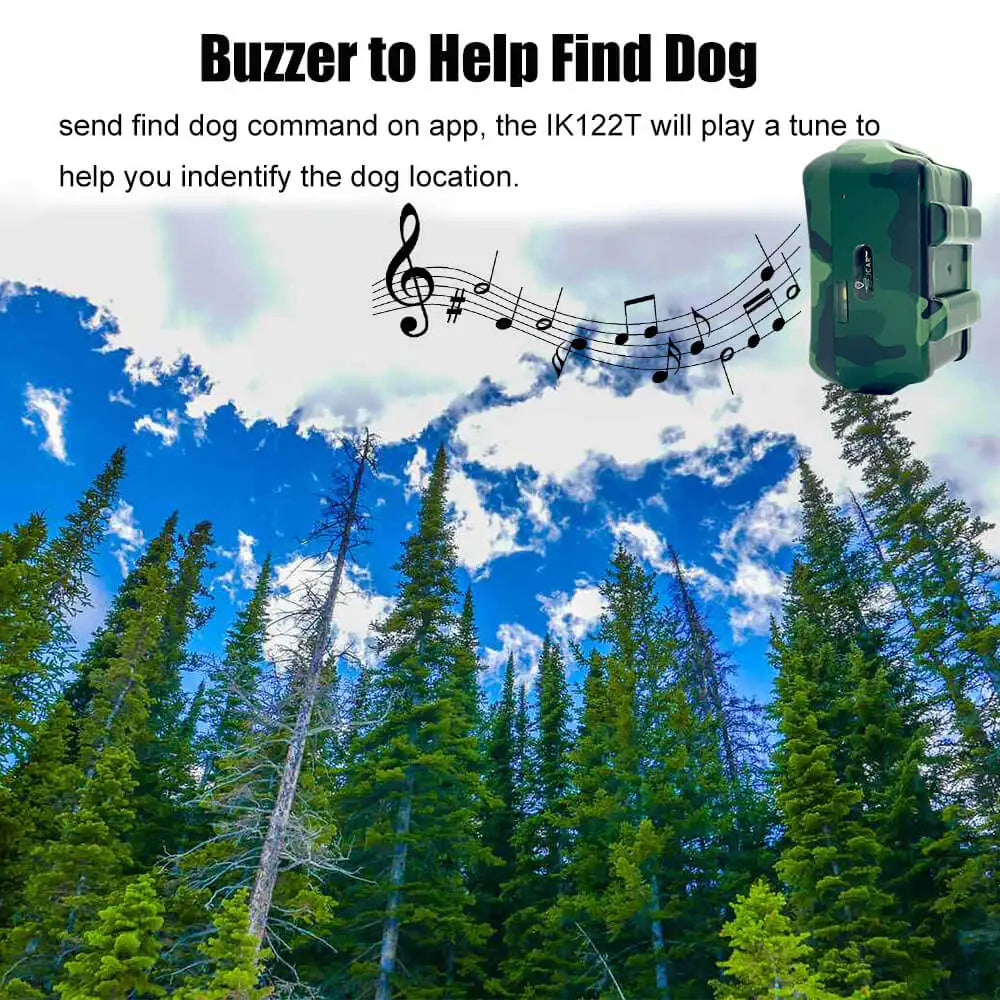 4G Pet Tracker Hound Gps Collar Animal Real Time Tracking IP67 Waterproof Hound Locator for Medium Large Dogs