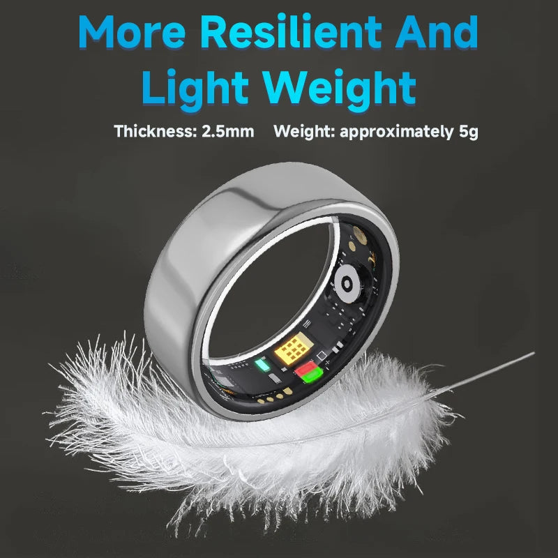 Smart Ring New Men And Women Bluetooth Connection Waterproof Health Sports Sleep Monitoring Multiple Exercise Modes