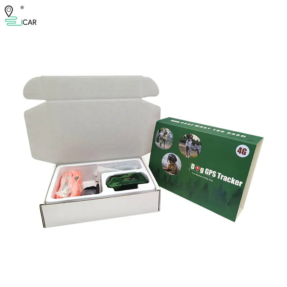 4G GPS Tracker For Hound Cow Sheep Waterproof Pet Tracker Geo-fence Dog Collar Voice Monitor