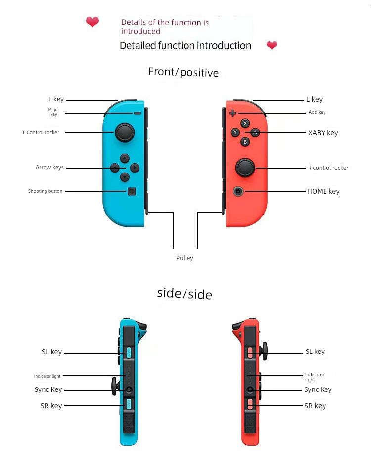 Original Domestic OLED Body Vibration Switch Handle
