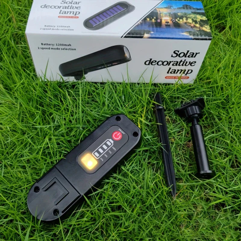 1/2PCS Solar LED Light Outdoor Solar Wall Light IP65 Green/Warm Garden Light Solar Spotlights Solar Uplights,Trees Pathway Yard