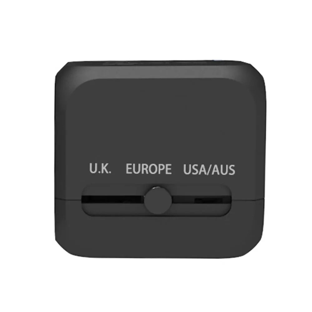 All-in-one Wall Charger Travel Adapter 6A US EU UK AU plug Travel Charger with 2 USB Port and 1 Type C Universal