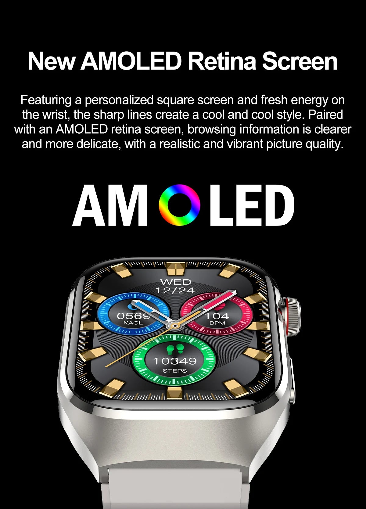 2025 New AI Intelligent Diagnosis ECG+PPG Smartwatch Health Protection Blood Lipids Uric Acid Heart Rate BT Call Smart Watch Men