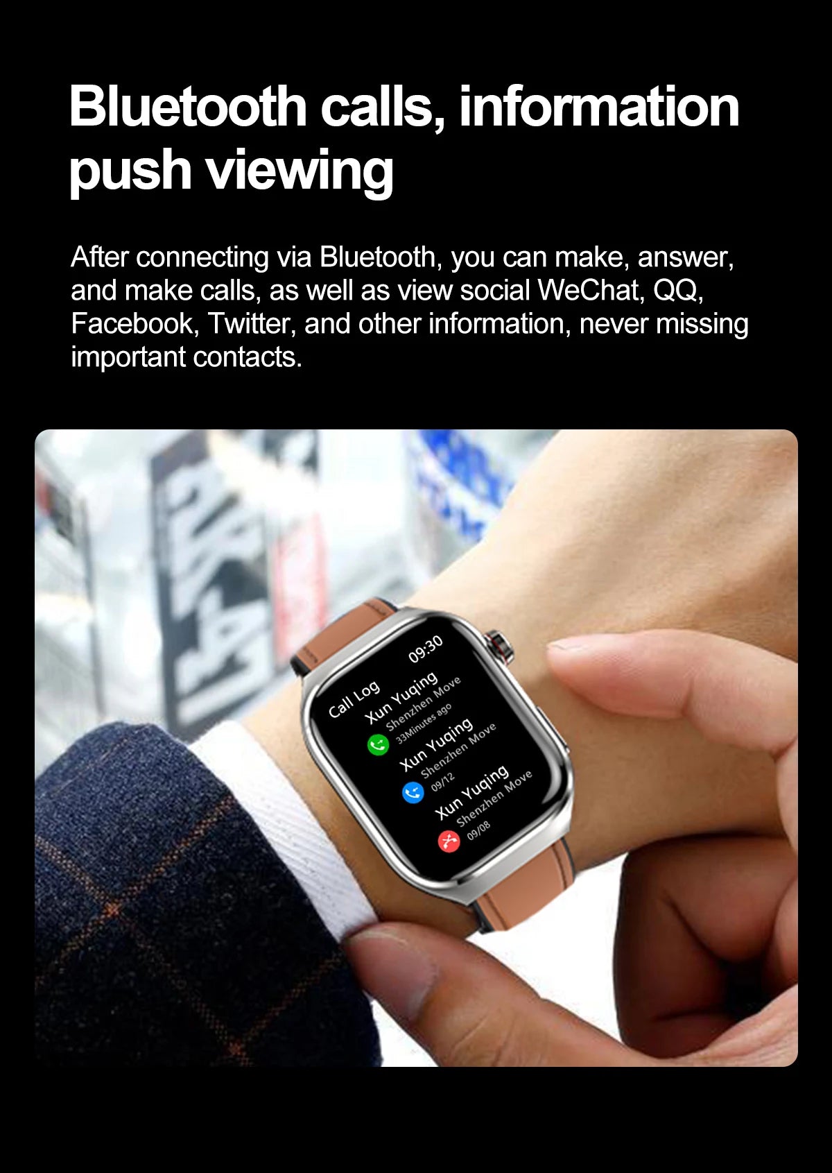 2025 New AI Intelligent Diagnosis ECG+PPG Smartwatch Health Protection Blood Lipids Uric Acid Heart Rate BT Call Smart Watch Men