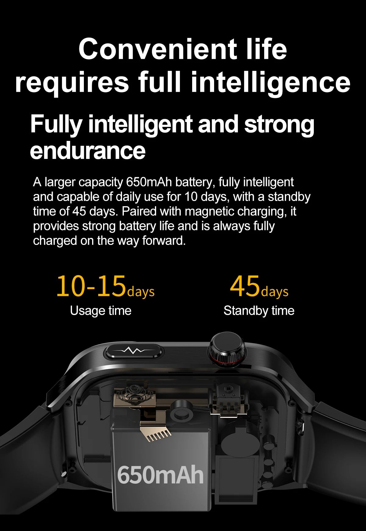 2025 New AI Intelligent Diagnosis ECG+PPG Smartwatch Health Protection Blood Lipids Uric Acid Heart Rate BT Call Smart Watch Men