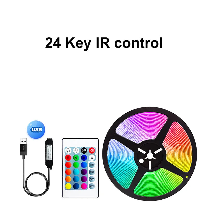 5050 Led Strip 5V Ice Tape With Wifi Bluetooth Remote Control For Tv Kitchen 5M 10M Tura Led Lights For Colorful Children Room