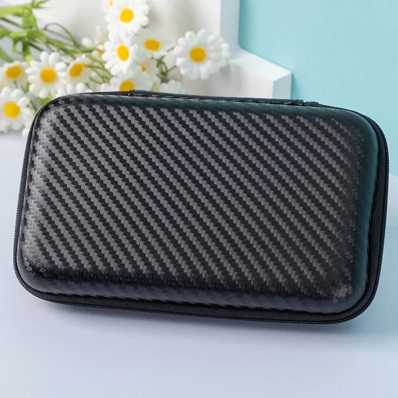 Portable EVA Phone Charger Shaver U Disk Zipper Bag Protection Case Hard Disk Data Cable Headphone Storage Pocket Pouch