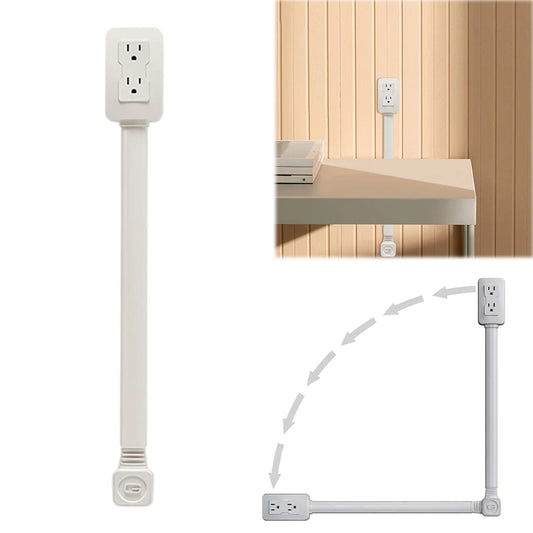 US Plug Outlet Power Extender 42 75cm Extension With USB Type C Fast Charging Port Sofa Bedside Table Extender Tools