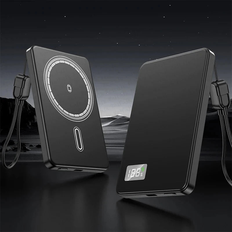 For Apple Magsafes Powerbank Magnetic Wireless Portable Charger External Battery Fast Charging For iPhone 16 15 14 13 12 Pro Max