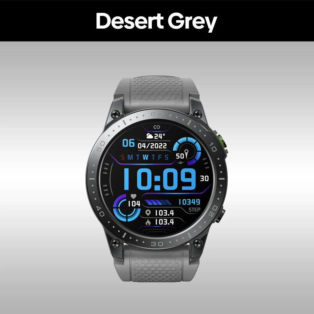 [New 2023] Zeblaze Ares 3 Pro Smart Watch Ultra HD AMOLED Display Voice Calling 100+ Sports Modes 24H Health Monitor Smartwatch
