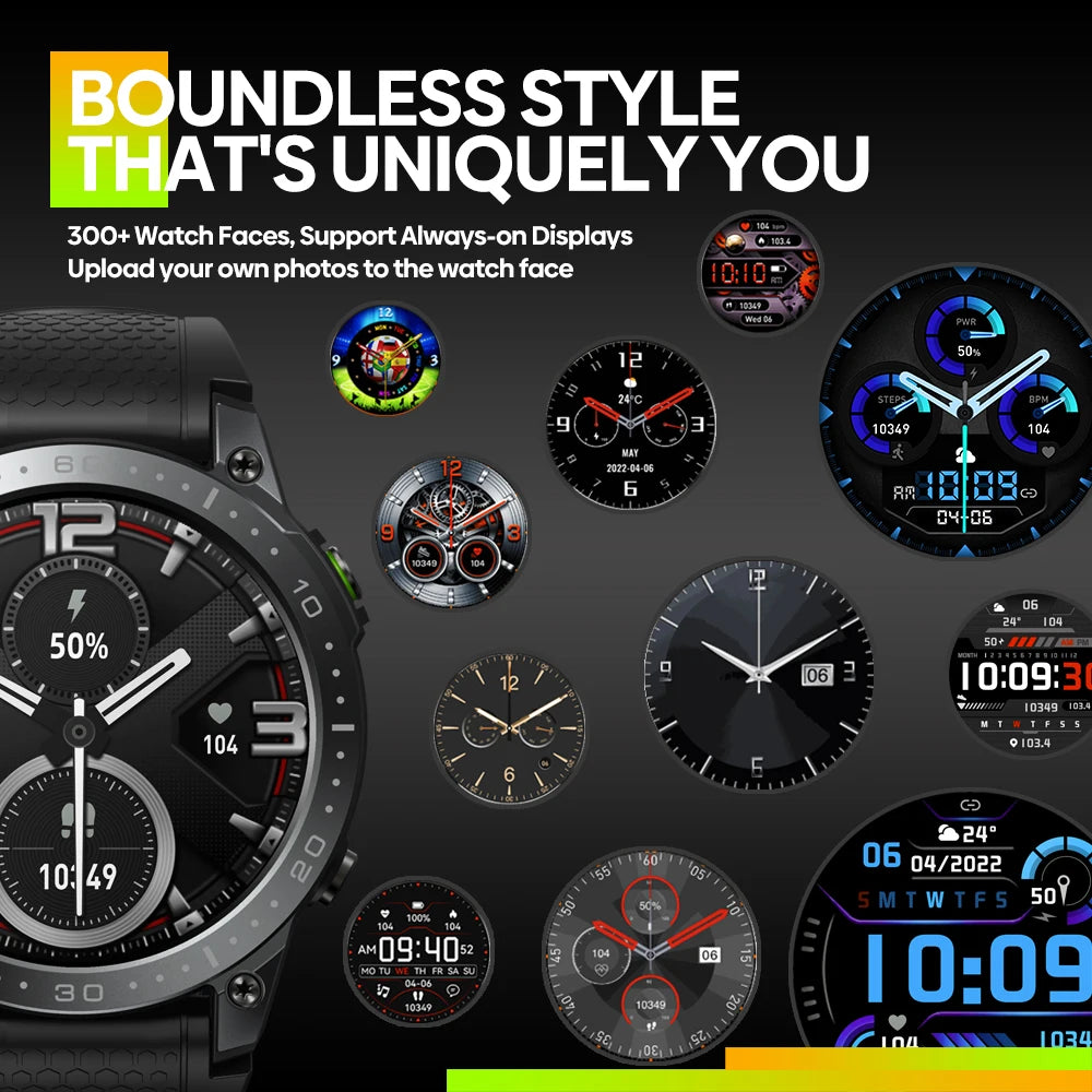 [New 2023] Zeblaze Ares 3 Pro Smart Watch Ultra HD AMOLED Display Voice Calling 100+ Sports Modes 24H Health Monitor Smartwatch