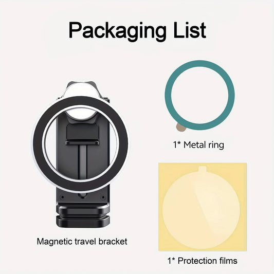 Experience Seamless Connectivity Anywhere: Magnetic Cell Phone Holder for Airplane Travel and Desktop Use