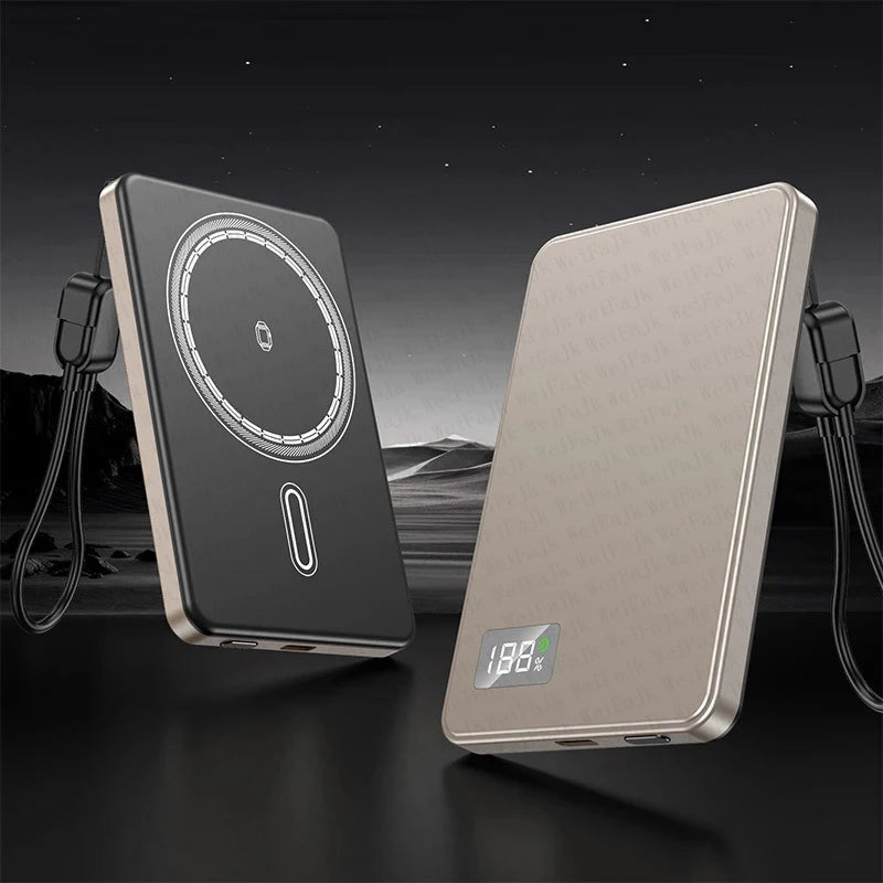 For Apple Magsafes Powerbank Magnetic Wireless Portable Charger External Battery Fast Charging For iPhone 16 15 14 13 12 Pro Max