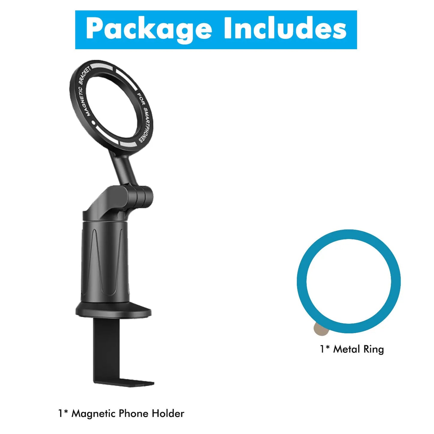 Experience Seamless Connectivity Anywhere: Magnetic Cell Phone Holder for Airplane Travel and Desktop Use