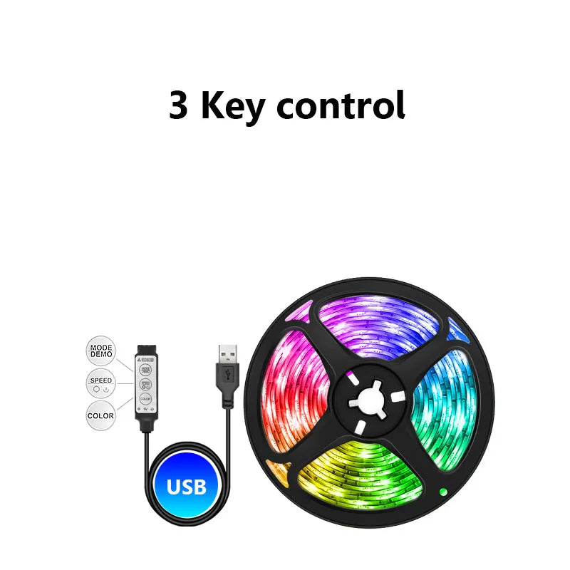 5050 Led Strip 5V Ice Tape With Wifi Bluetooth Remote Control For Tv Kitchen 5M 10M Tura Led Lights For Colorful Children Room