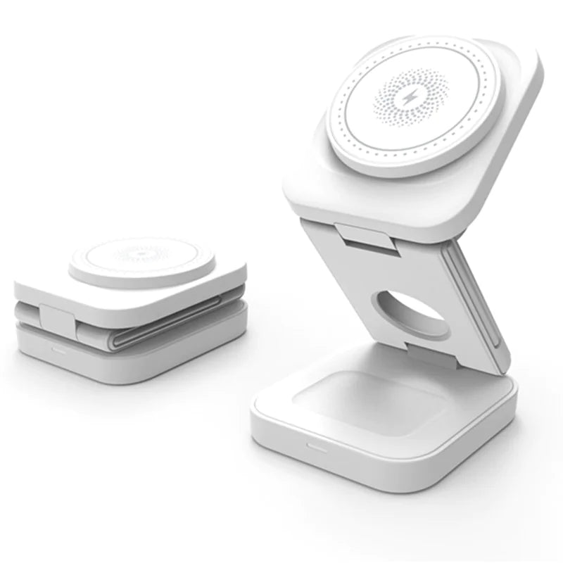 3-in-1 Foldable Wireless Charging Hub